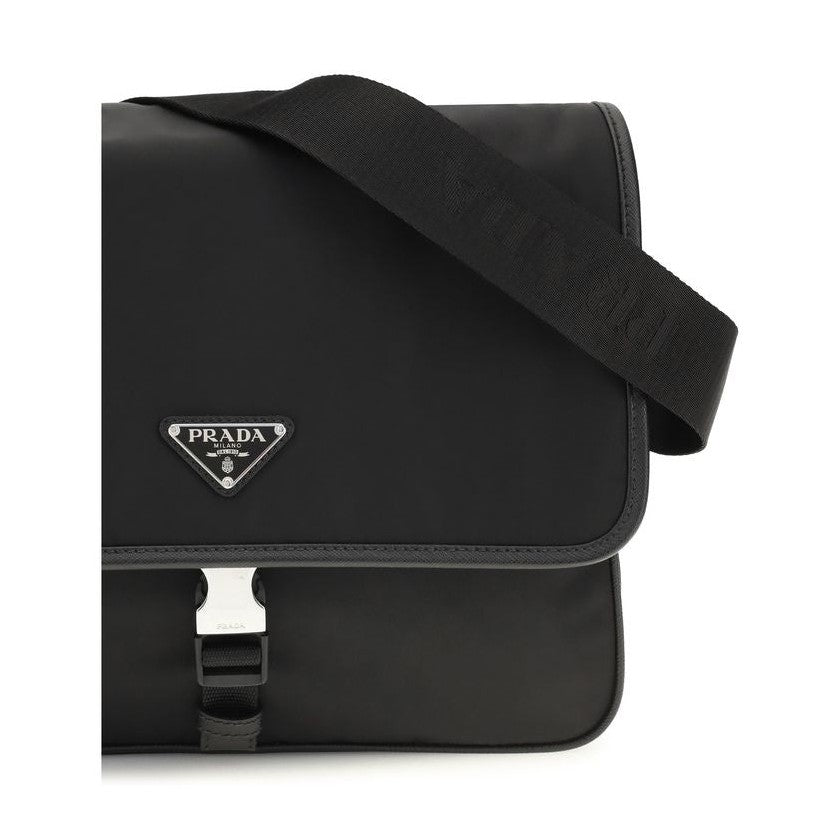 Prada Black Recycled Polyamide Shoulder Bag