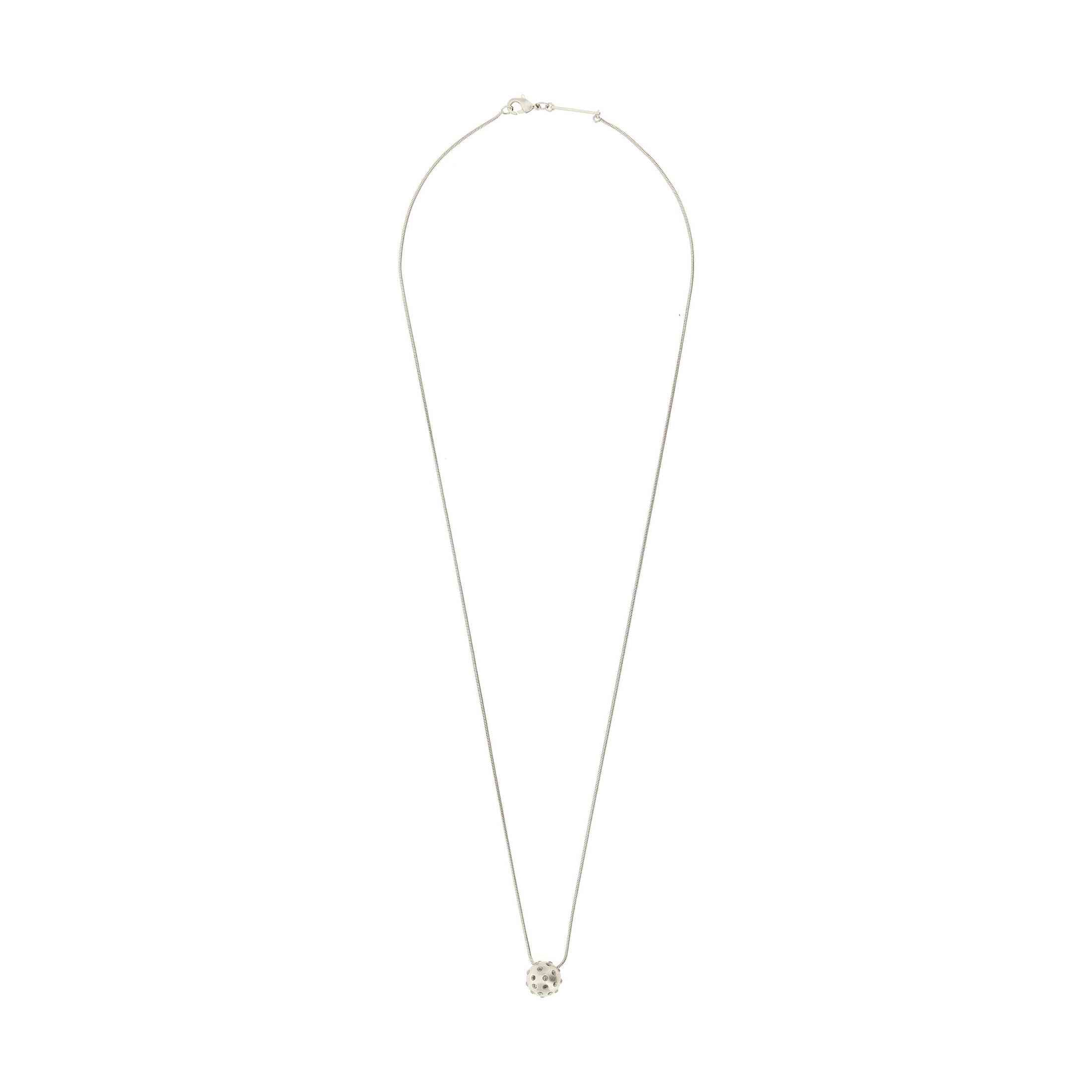 Rick Owens Silver Brass Necklace