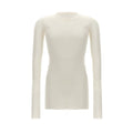Rick Owens White Viscose T-Shirt
