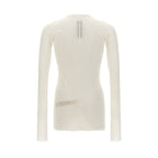 Rick Owens White Viscose T-Shirt