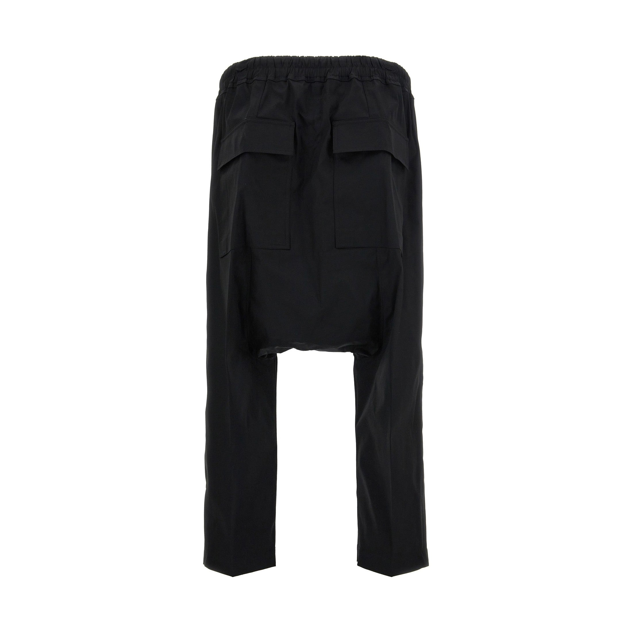 Rick Owens Black Cotton Casual Pants