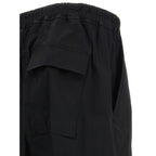 Rick Owens Black Cotton Casual Pants