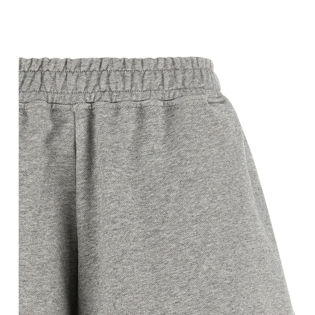 Ganni Gray Organic Cotton Bermuda Shorts