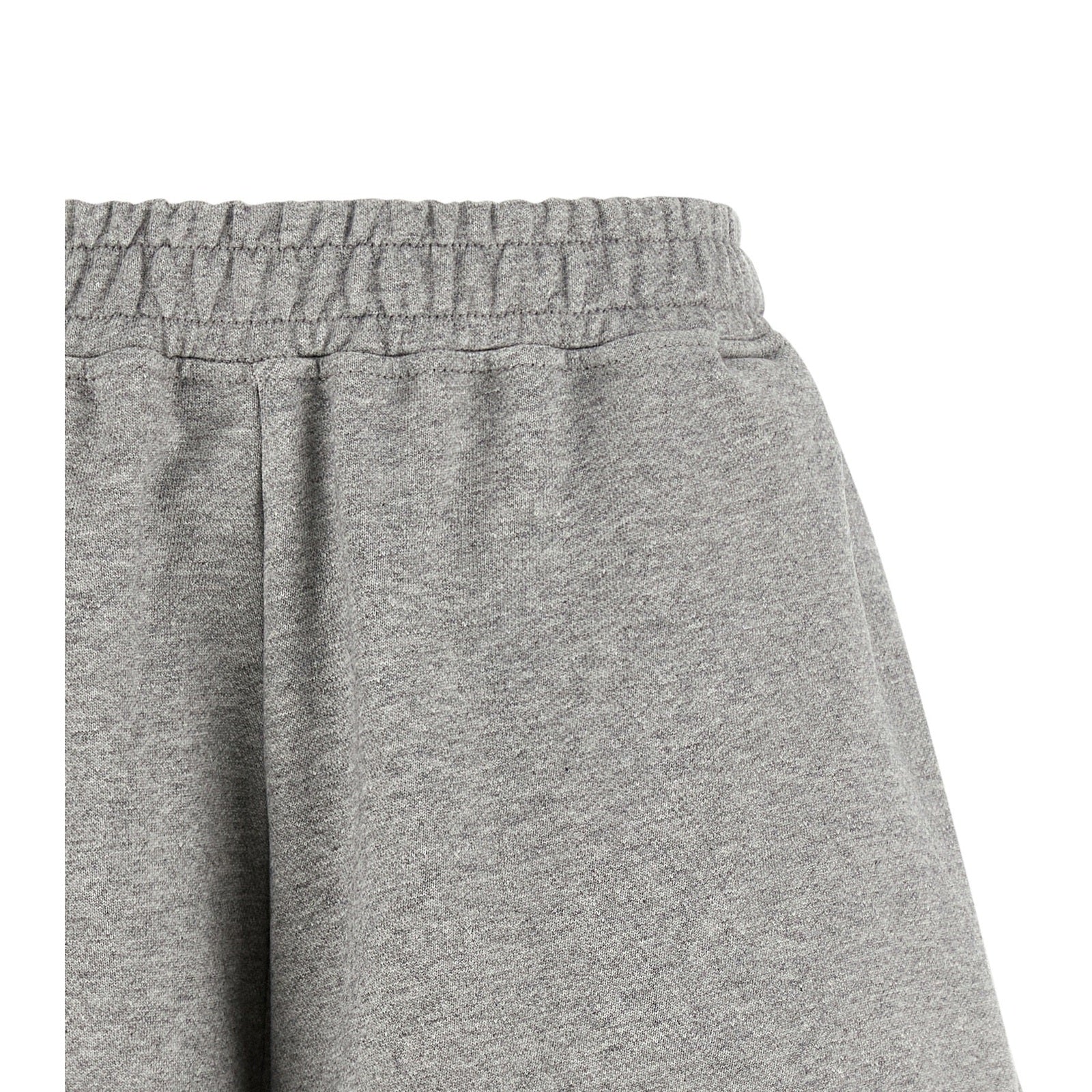 Ganni Gray Organic Cotton Bermuda Shorts