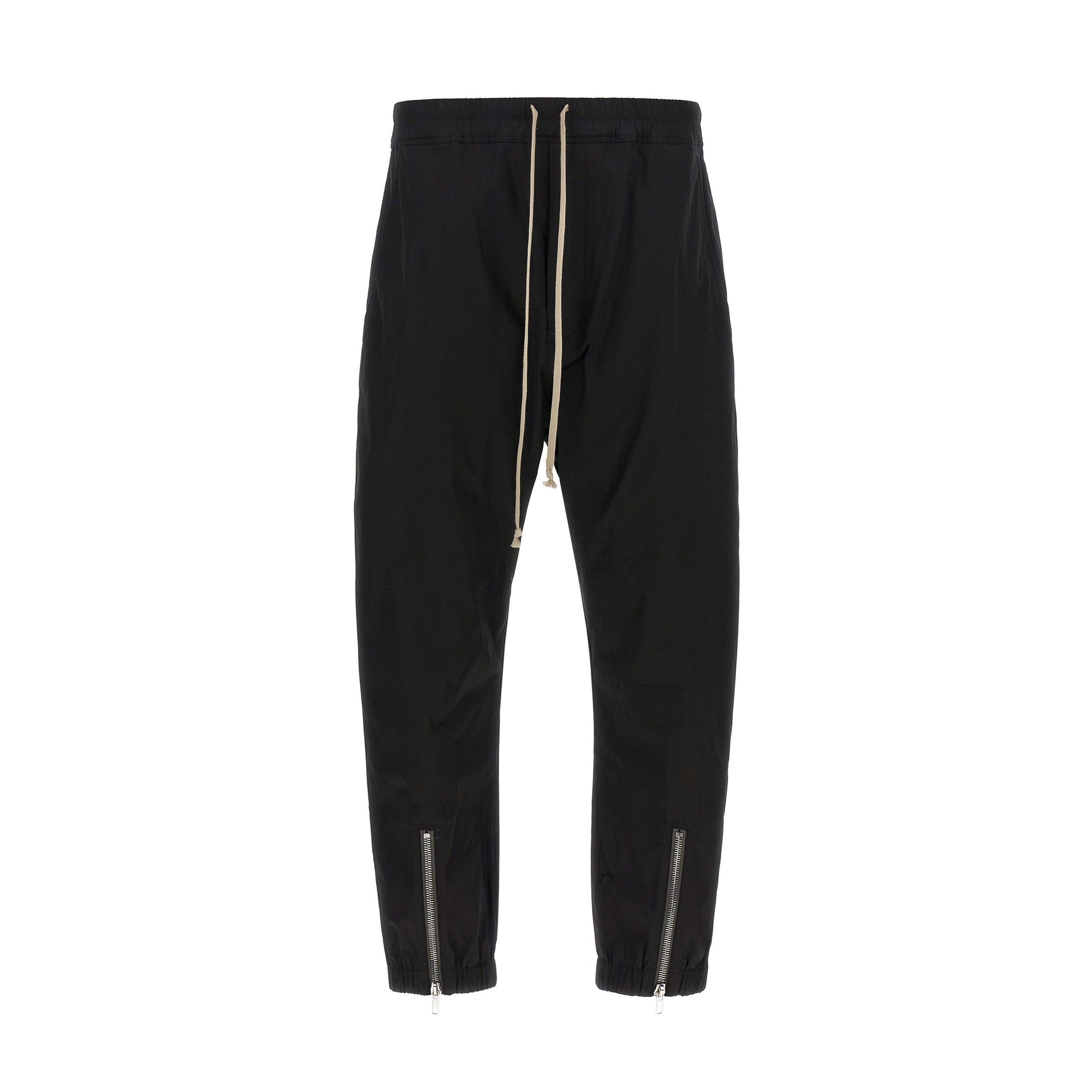 Rick Owens Black Cotton Joggers (Workout Pants)