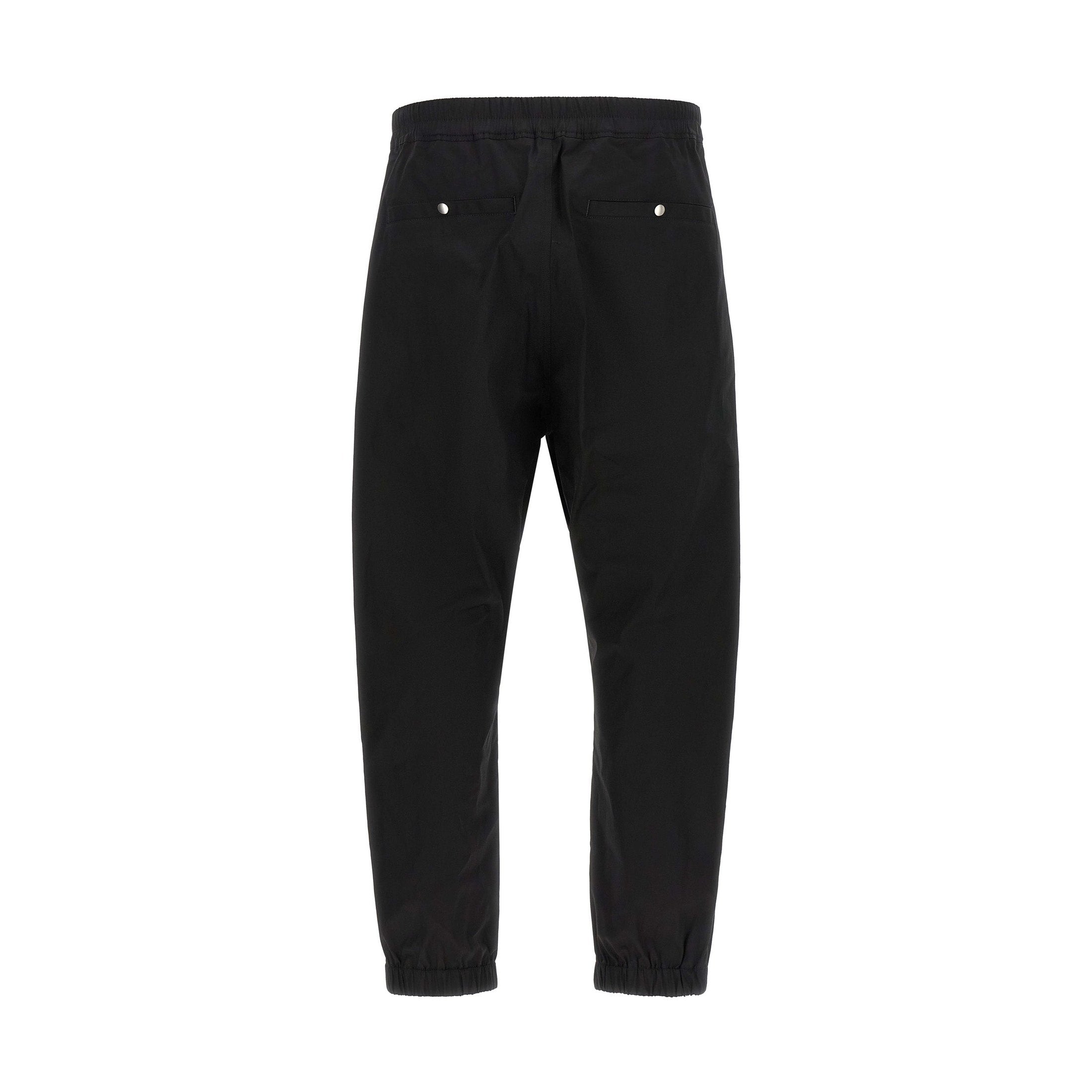 Rick Owens Black Cotton Joggers (Workout Pants)