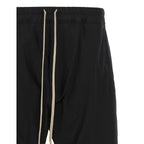 Rick Owens Black Cotton Joggers (Workout Pants)