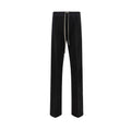 Rick Owens Black Cotton Casual Pants