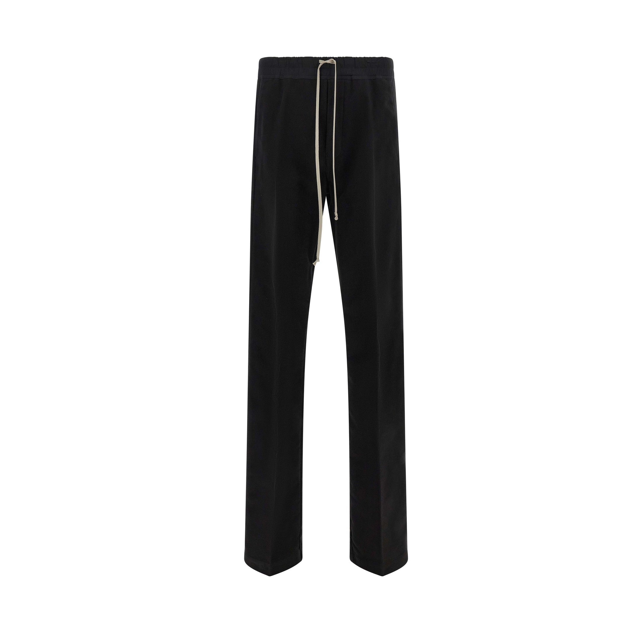 Rick Owens Black Cotton Casual Pants
