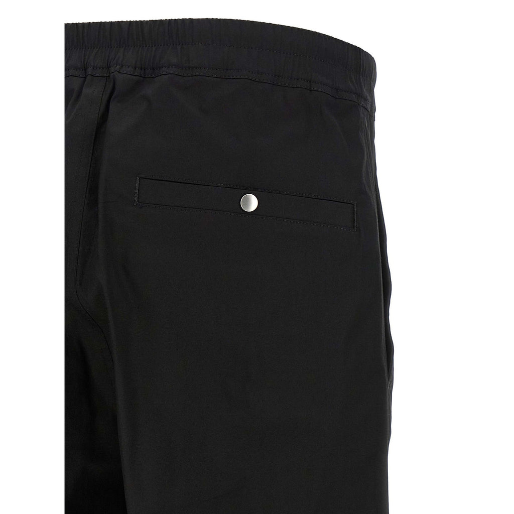 Rick Owens Black Cotton Joggers (Workout Pants)