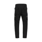 Rick Owens Black Cotton Cargo Pants
