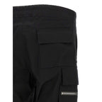 Rick Owens Black Cotton Cargo Pants