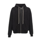 Rick Owens Black Cotton Hoodie