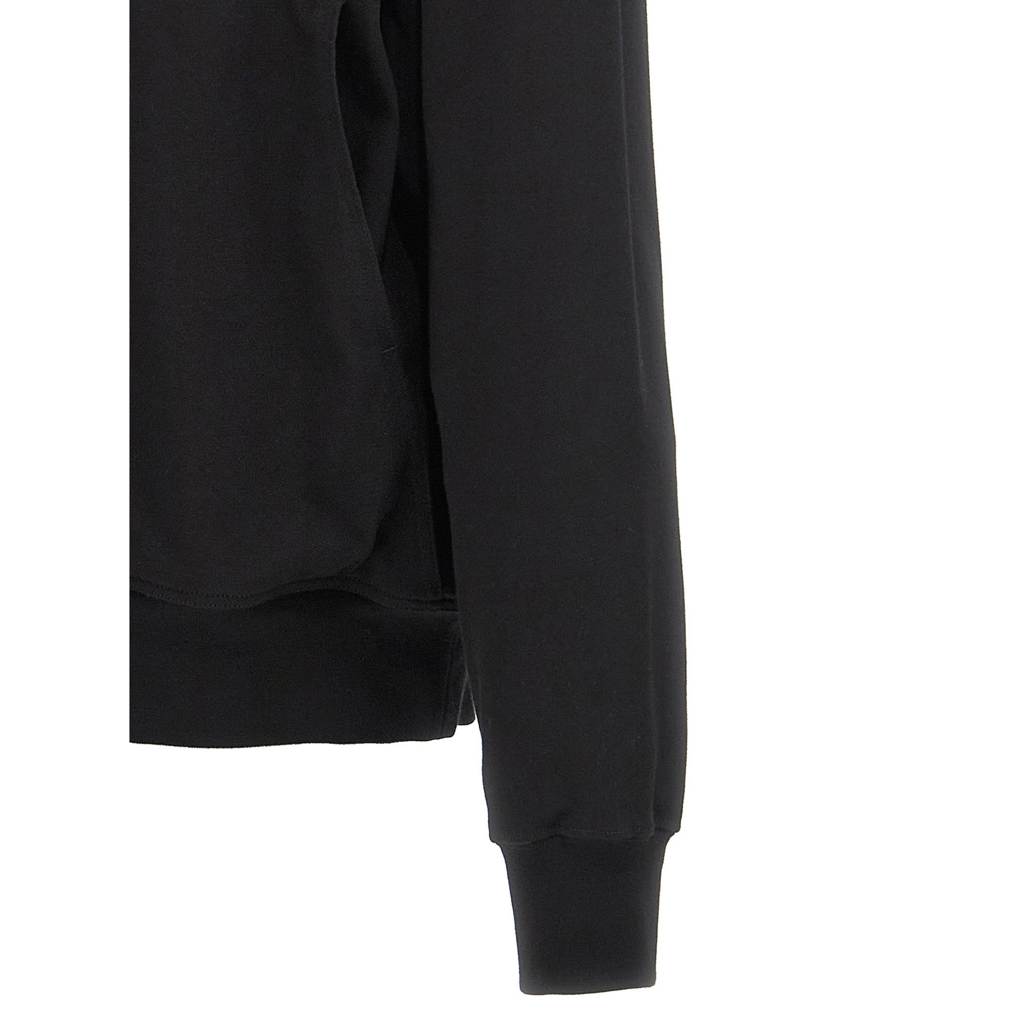 Rick Owens Black Cotton Hoodie