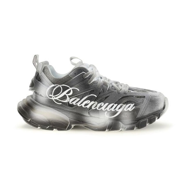 Balenciaga Gray Polyamide Athletic Sneakers
