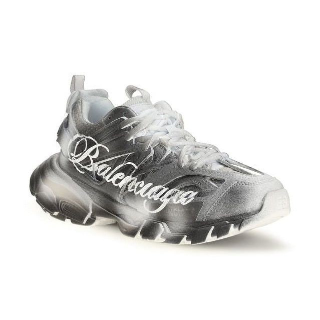 Balenciaga Gray Polyamide Athletic Sneakers