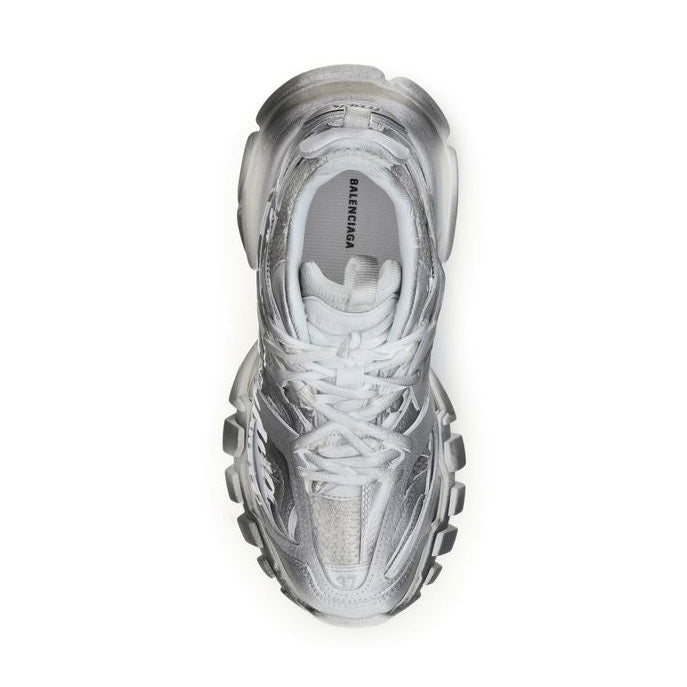 Balenciaga Gray Polyamide Athletic Sneakers