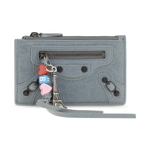 Balenciaga Blue Lamb Ovis Aries Aries Wallet