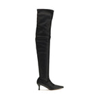 Proenza Schouler Black Polyurethane Over The Knee