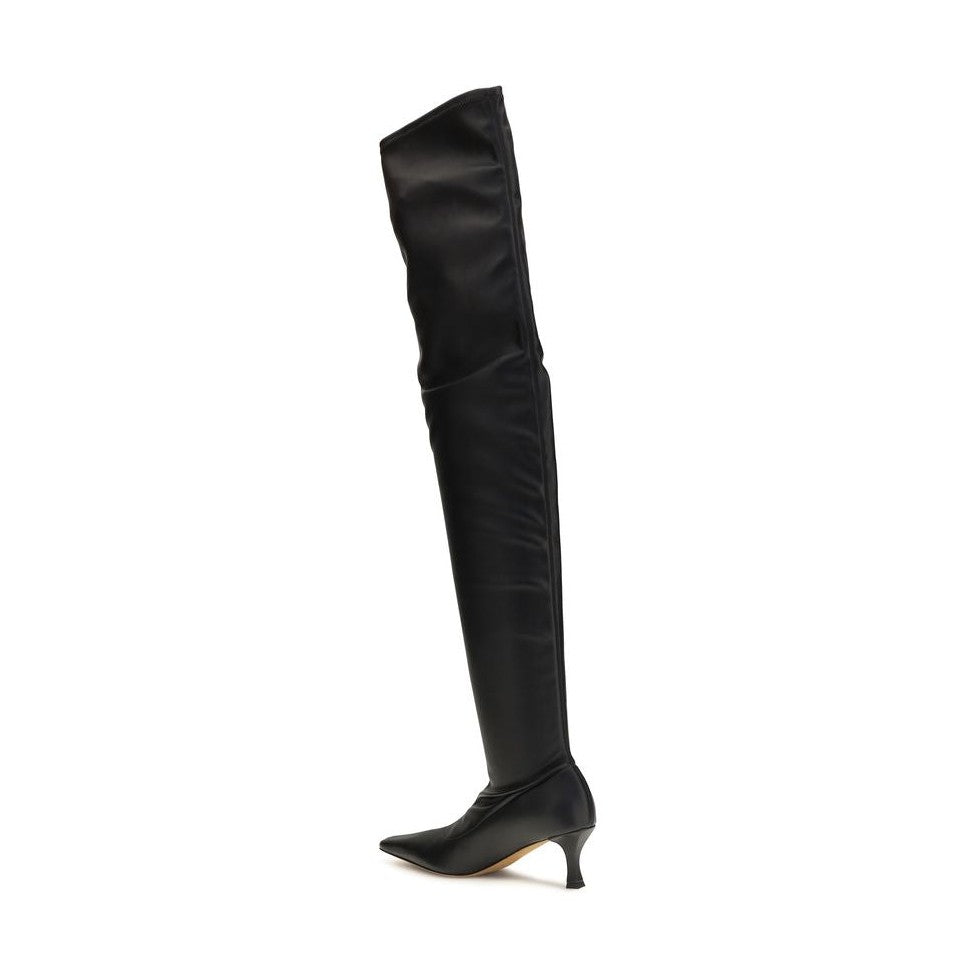 Proenza Schouler Black Polyurethane Over The Knee