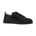 Black Calfskin Low Top Sneakers