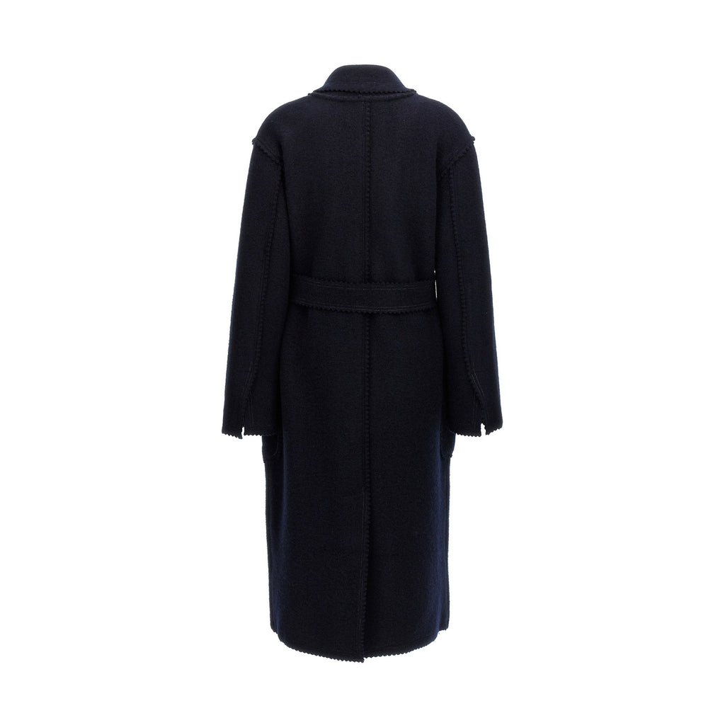 Max Mara Blue Wool Coat