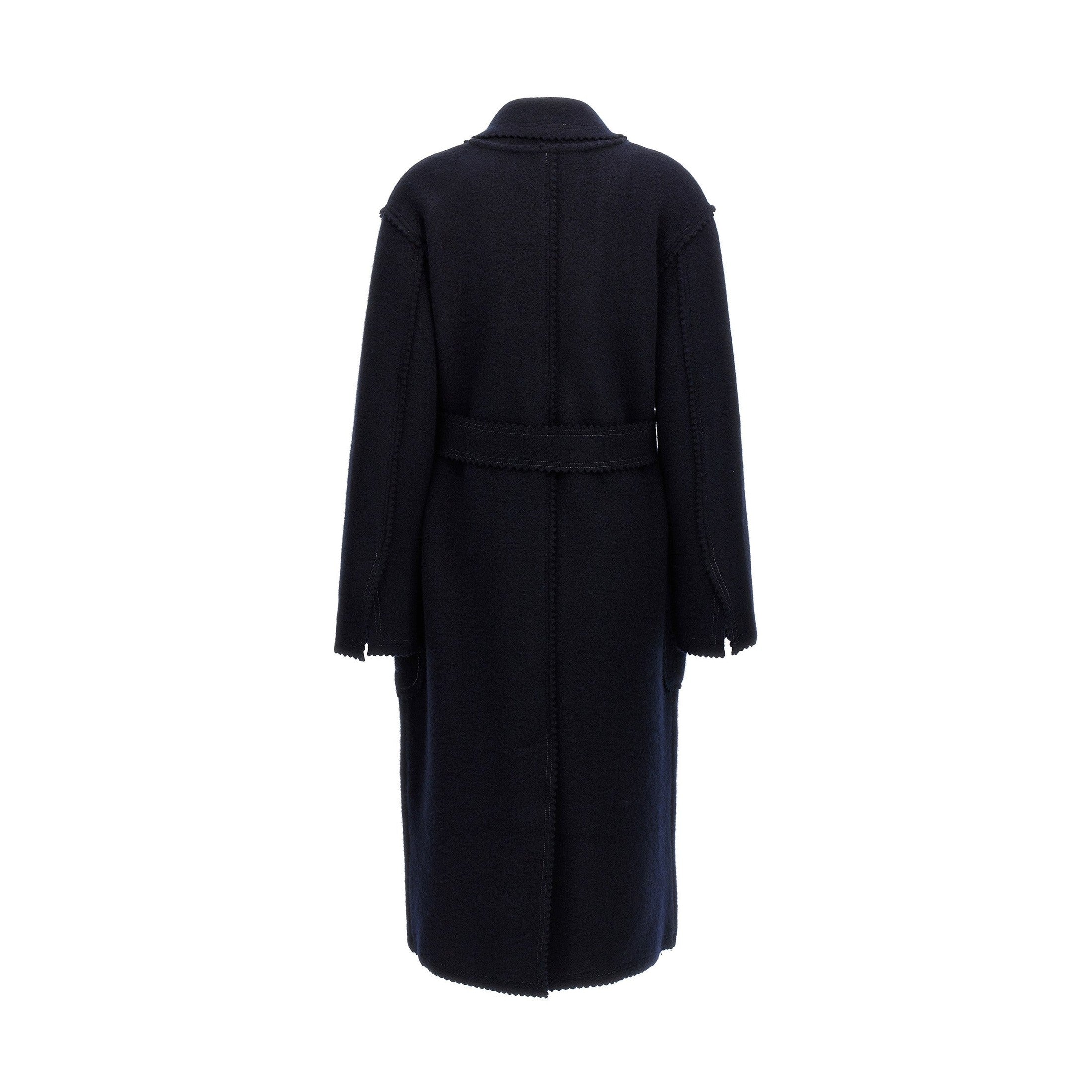 Max Mara Blue Wool Coat