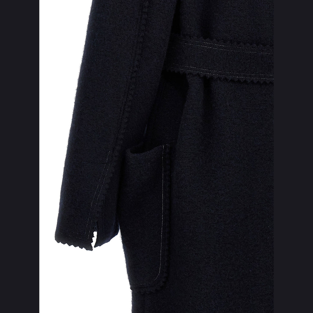 Max Mara Blue Wool Coat
