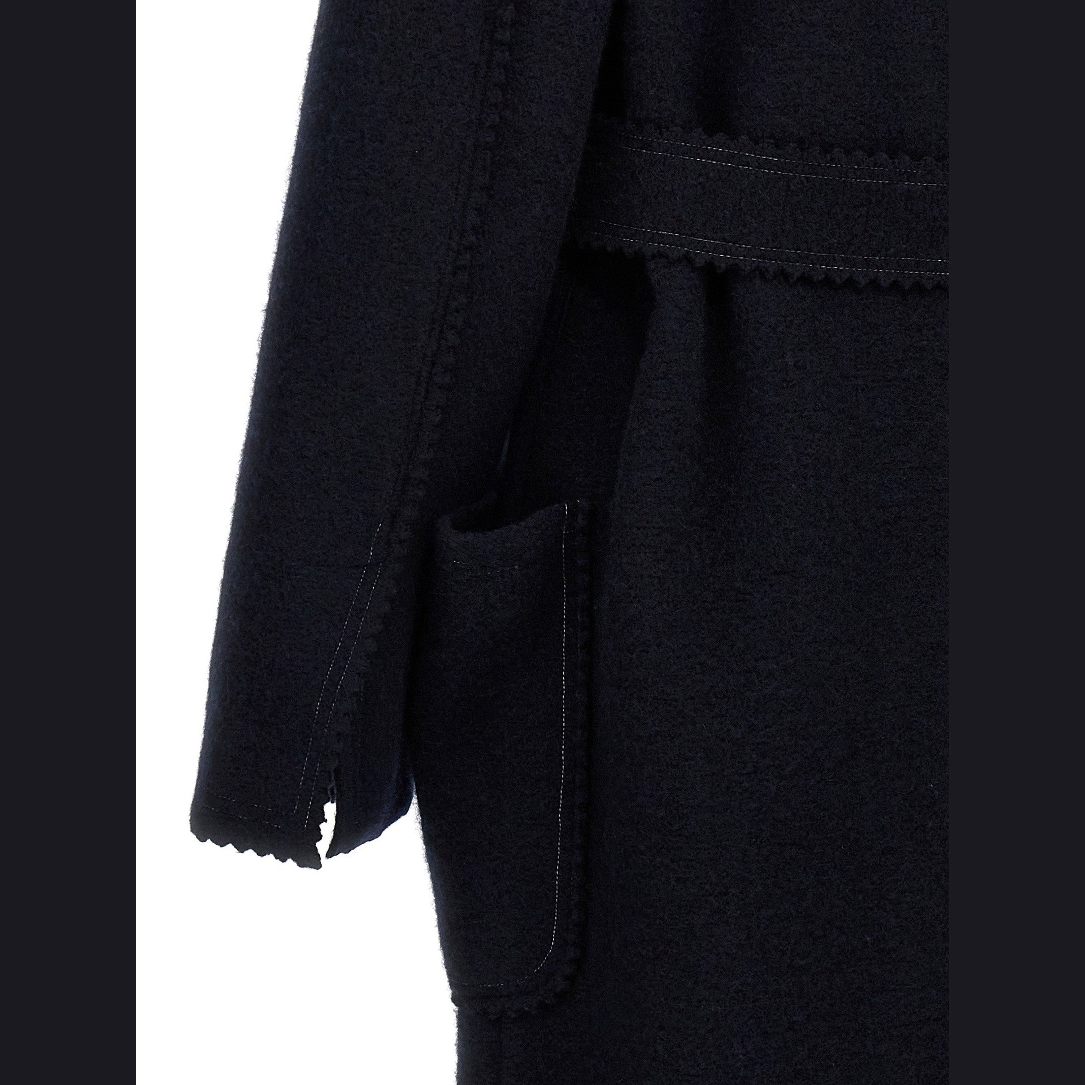 Max Mara Blue Wool Coat
