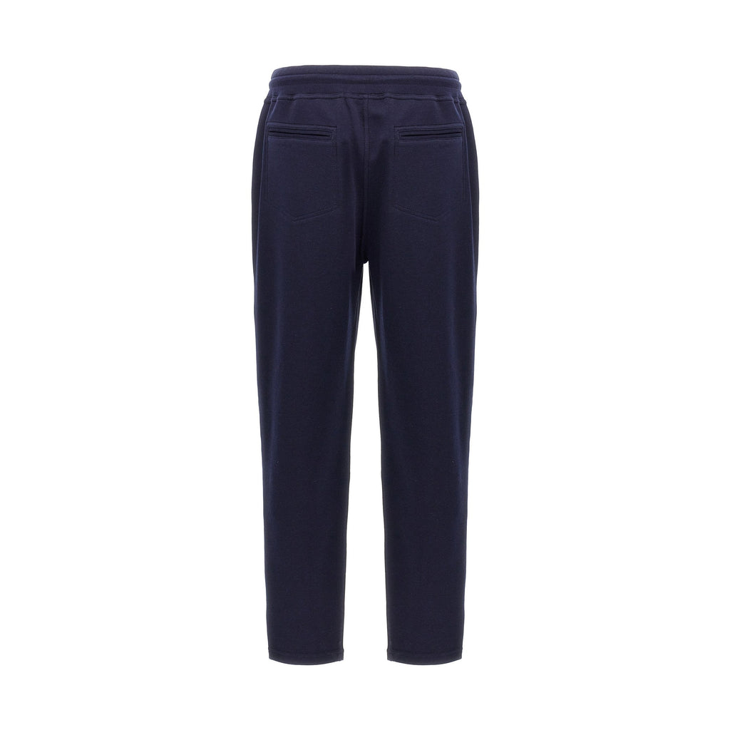 Brunello Cucinelli Blue Cotton Joggers (Workout Pants)