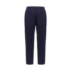 Brunello Cucinelli Blue Cotton Joggers (Workout Pants)