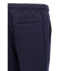 Brunello Cucinelli Blue Cotton Joggers (Workout Pants)