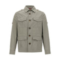 Brunello Cucinelli Bicolor Cotton Shell Jacket