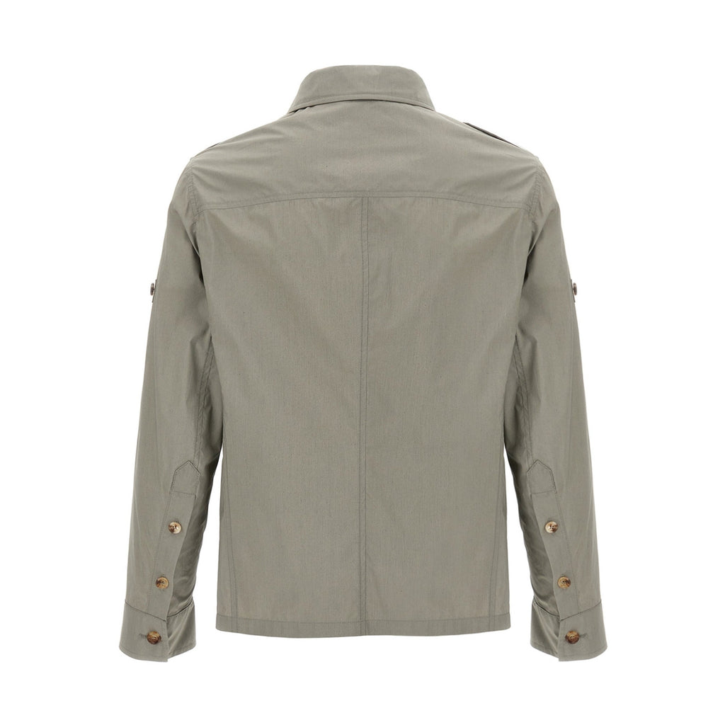 Brunello Cucinelli Bicolor Cotton Shell Jacket