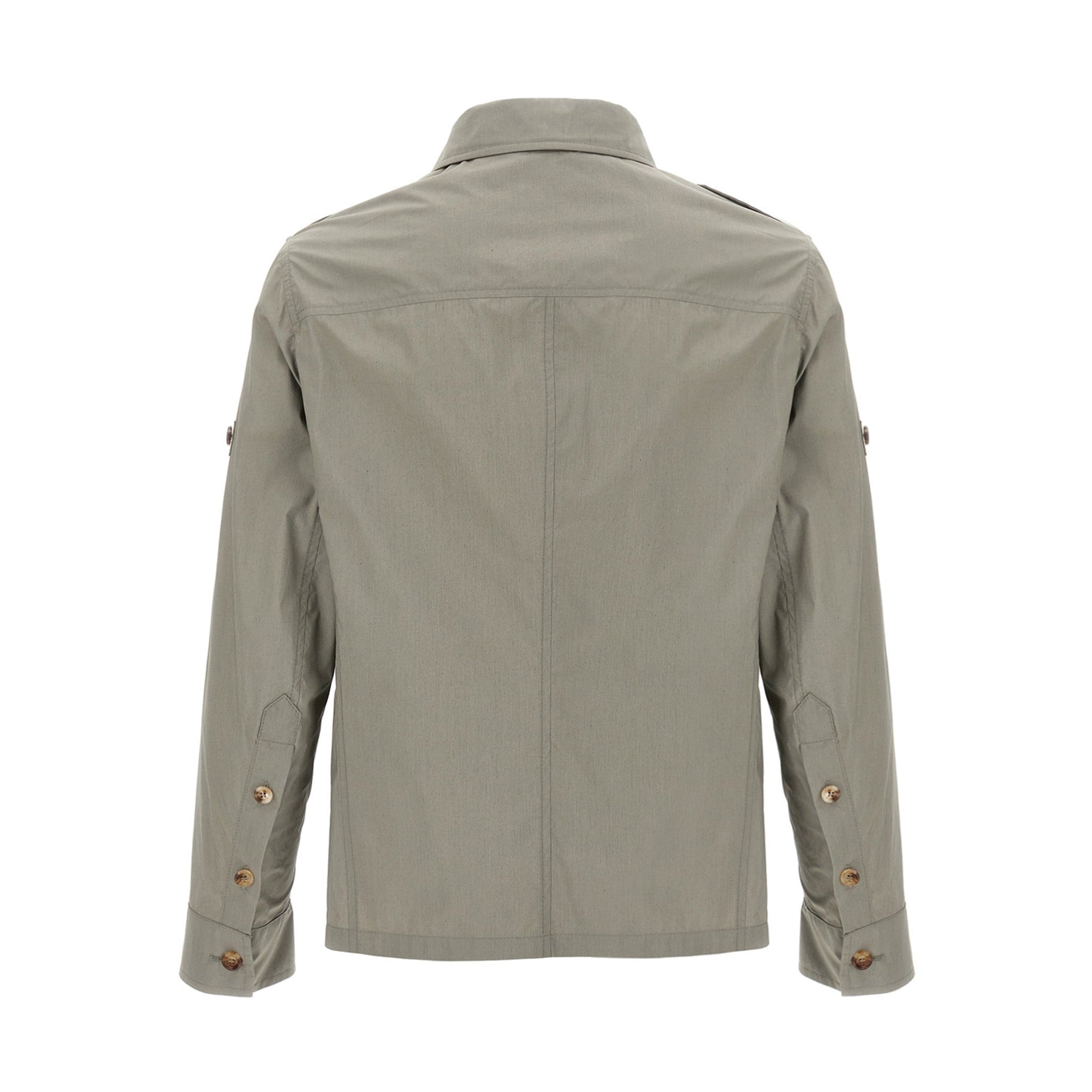 Brunello Cucinelli Bicolor Cotton Shell Jacket