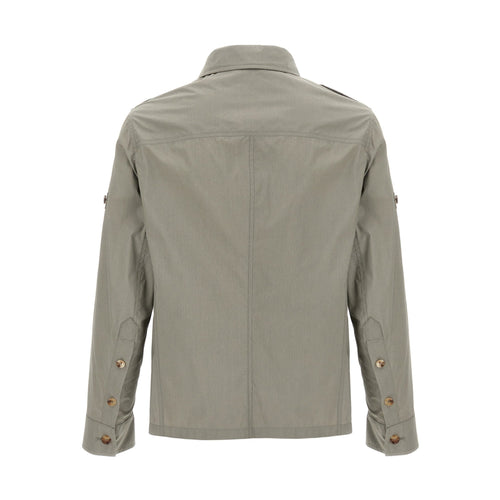 Brunello Cucinelli Bicolor Cotton Shell Jacket