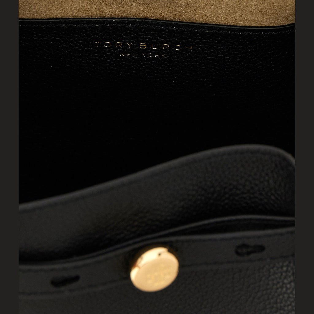 Tory Burch Black Cowhide Handbag