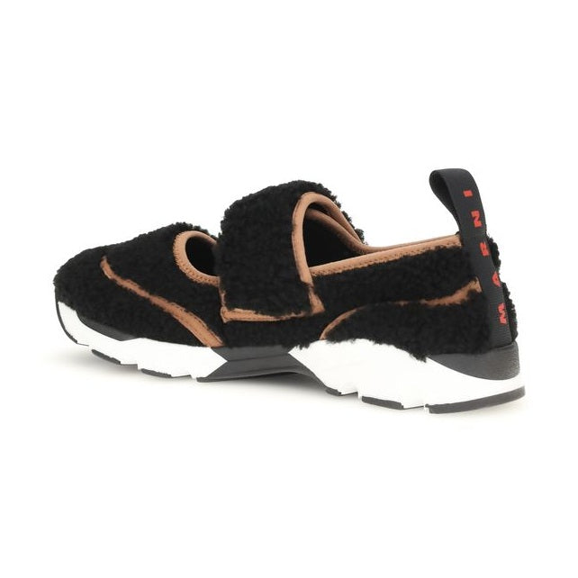 Marni Black Polyamide Athletic Sneakers