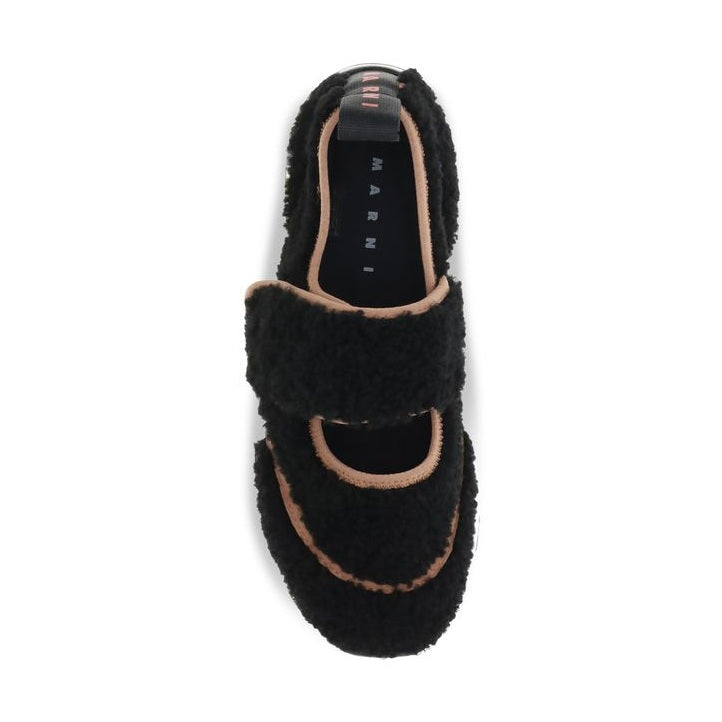 Marni Black Polyamide Athletic Sneakers