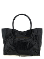 Black Lamb Leather Tote Bag