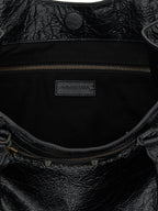 Black Lamb Leather Tote Bag