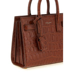Saint Laurent Brown Calfskin Handbag