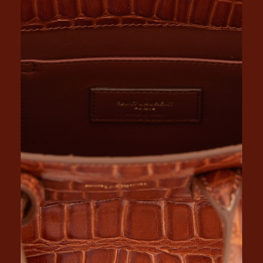 Saint Laurent Brown Calfskin Handbag