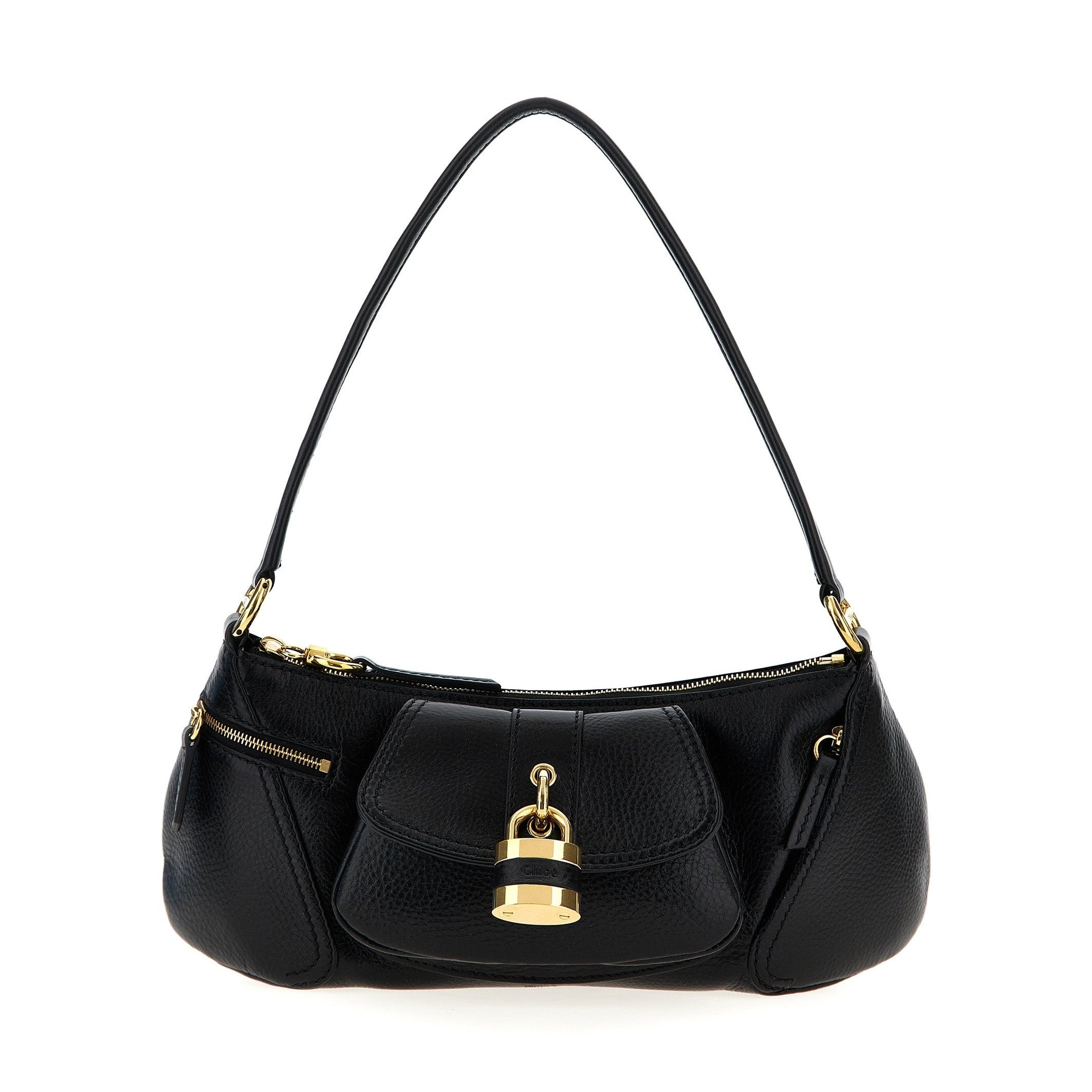Chloé Black Calfskin Shoulder Bag