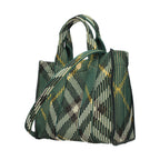 Burberry Green Fabric Handbag