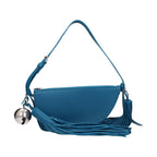 Burberry Blue Leather Shoulder Bag