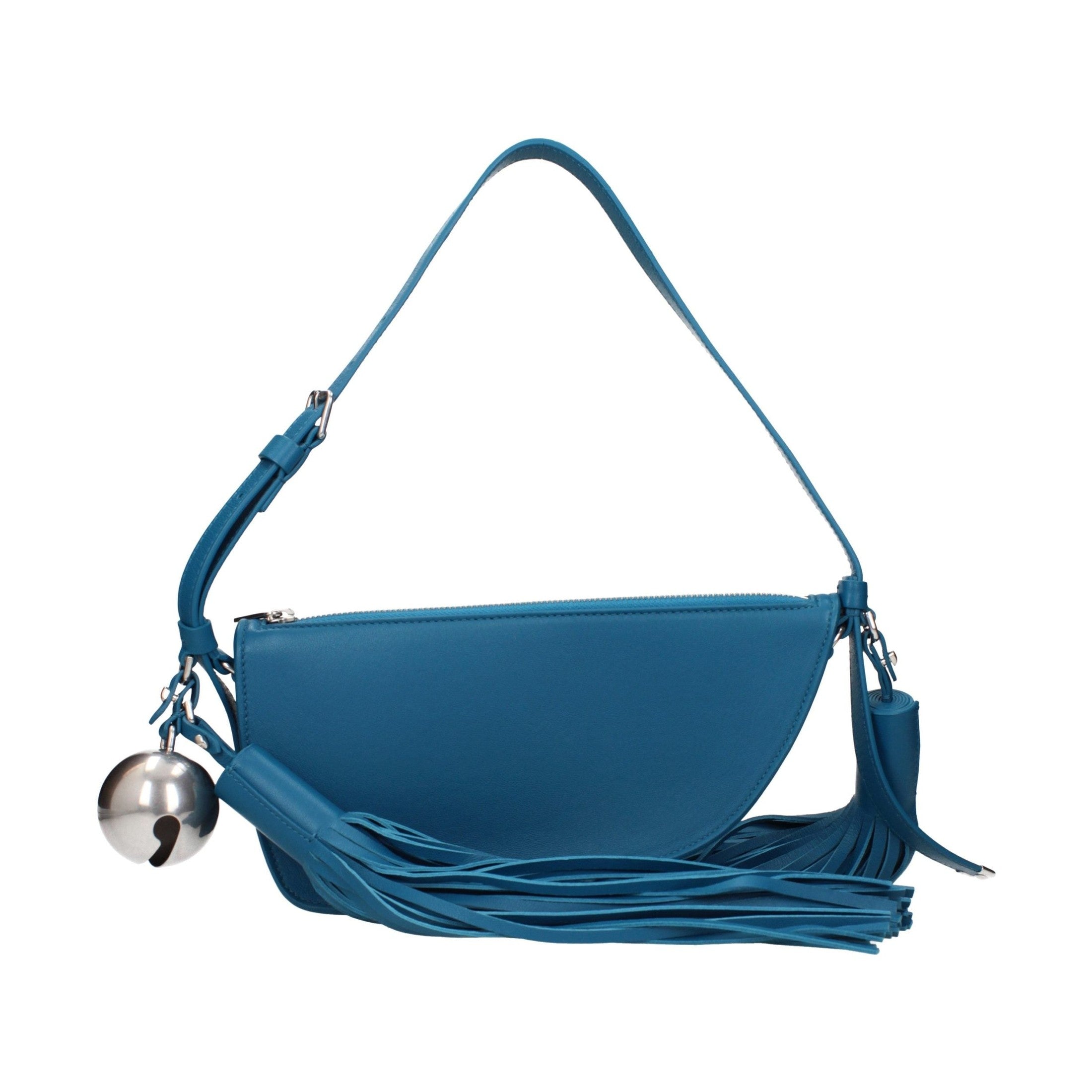 Burberry Blue Leather Shoulder Bag