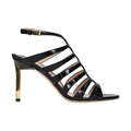 Tom Ford Black Leather Stiletto Heel Sandals