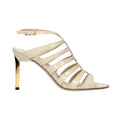 Tom Ford Beige Leather Stiletto Heel Sandals