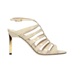 Tom Ford Beige Leather Stiletto Heel Sandals